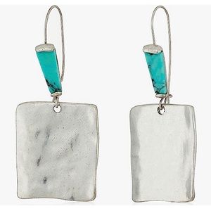 BRAND NEW Robert Lee Morris Turquoise Drop Earrings